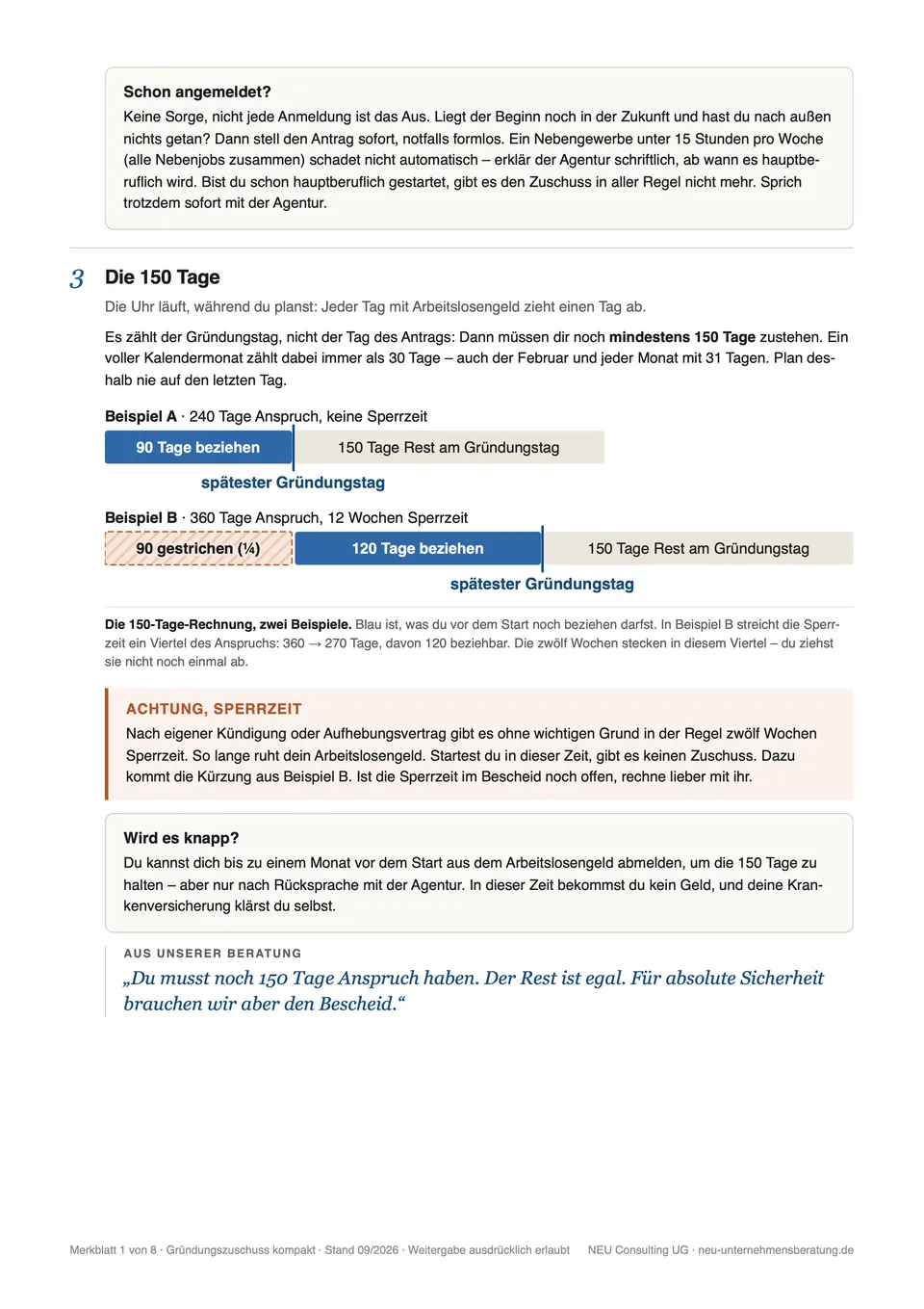Merkblatt 1 · Der Fahrplan, Seite 3